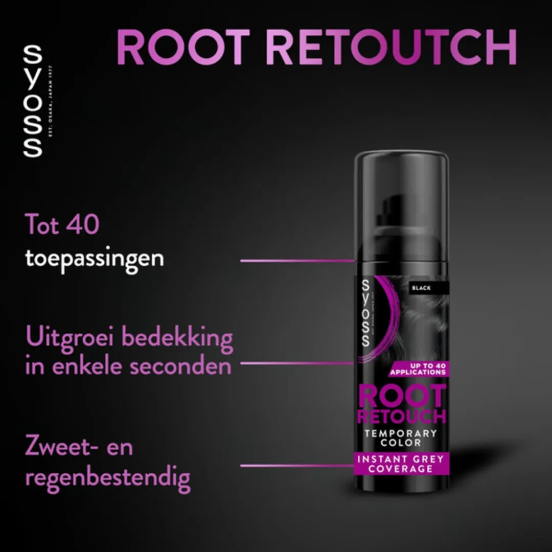 SYOSS Root Retoucher Black 120ml - Bruin