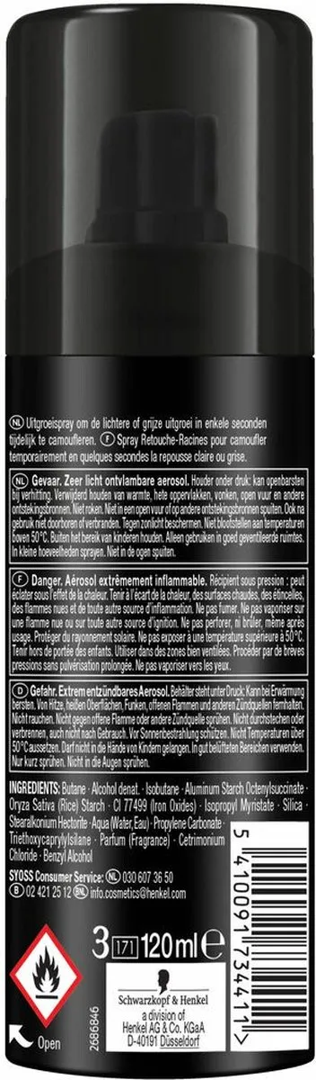 SYOSS Root Retoucher Black 120ml - Bruin