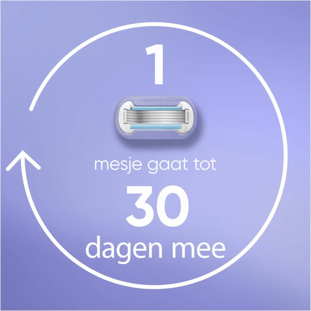 Gillette Venus Extra Smooth Swirl Scheermesjes 6 Stuks - Paars