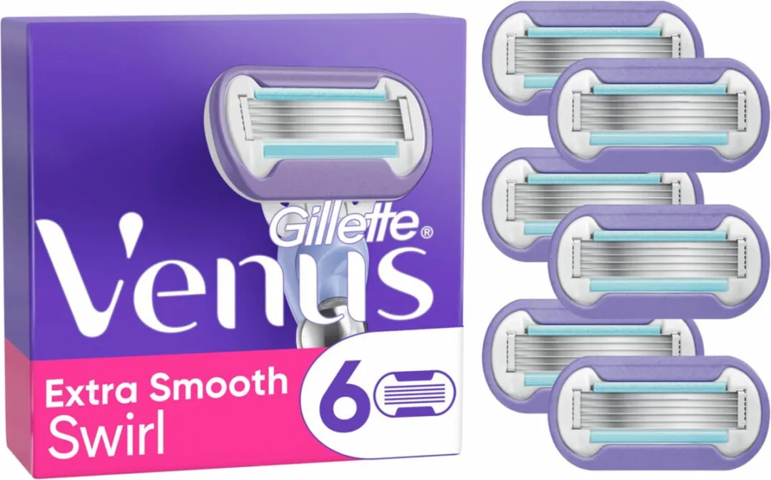 Gillette Venus Extra Smooth Swirl Scheermesjes 6 Stuks