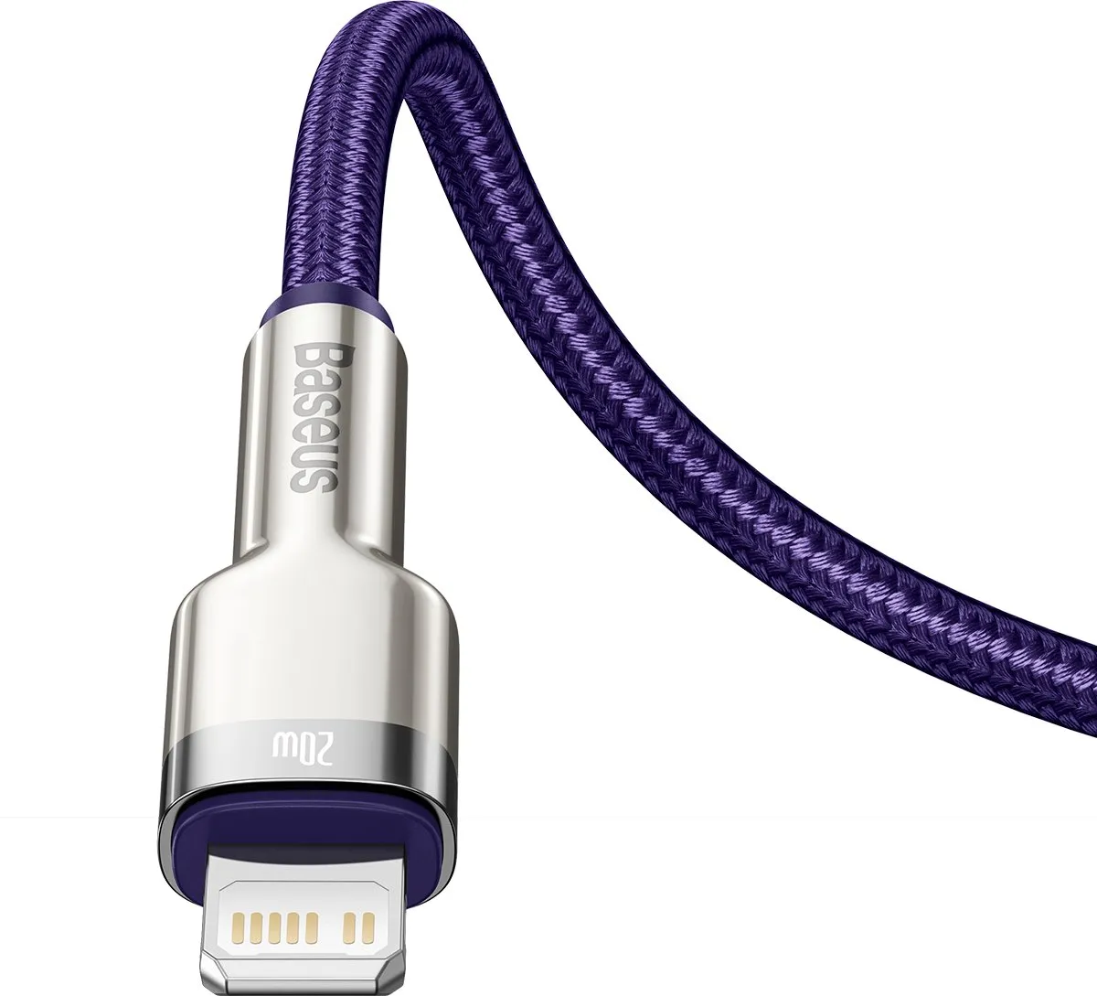 Baseus USB-C Lightning Kabel PD 20W - 1M - Transparant