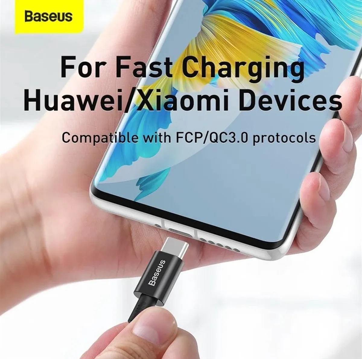 Baseus USB-C naar USB-C Kabel Max 100W - 1m - Zwart