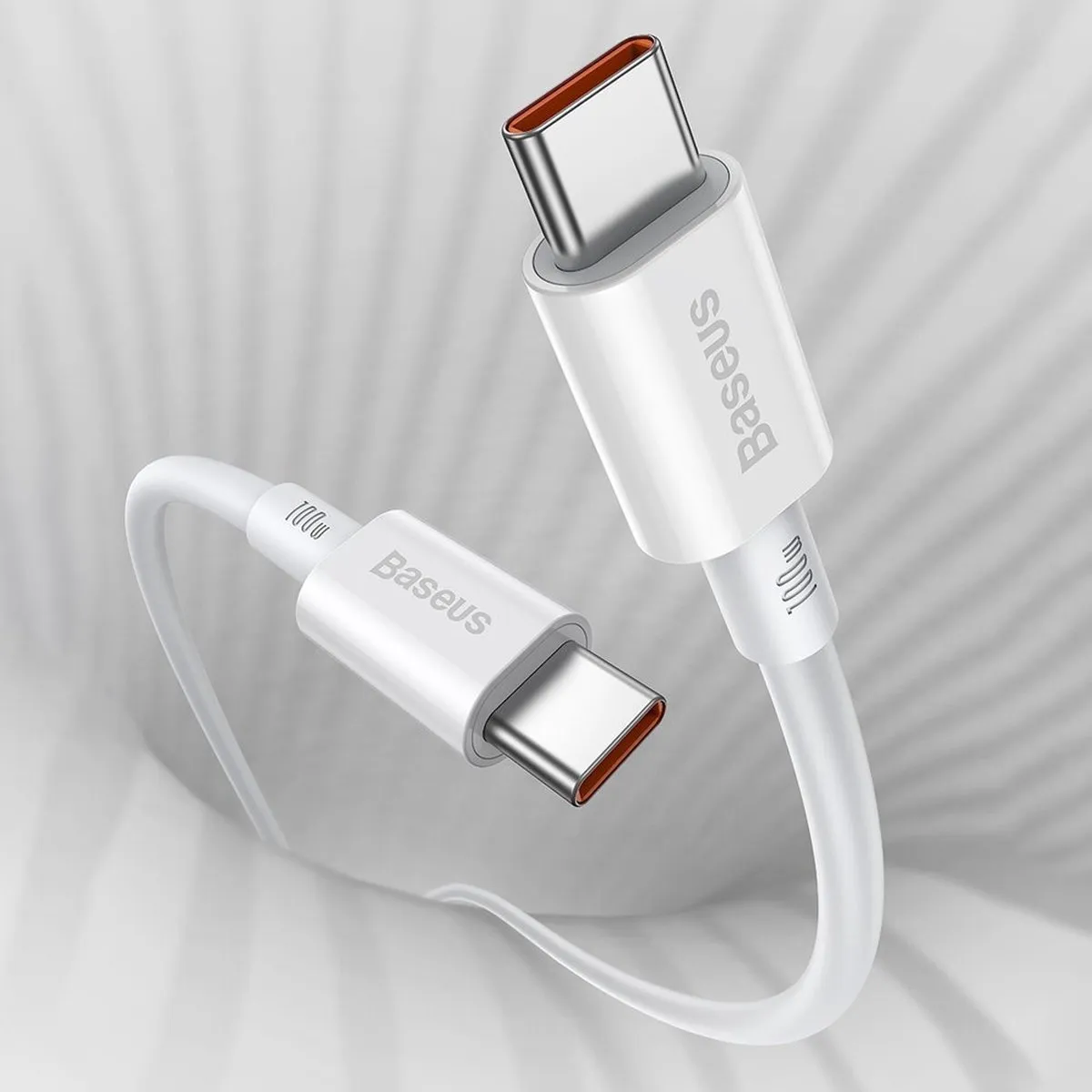 Baseus USB-C naar USB-C Kabel Max 100W - 1m - Zwart