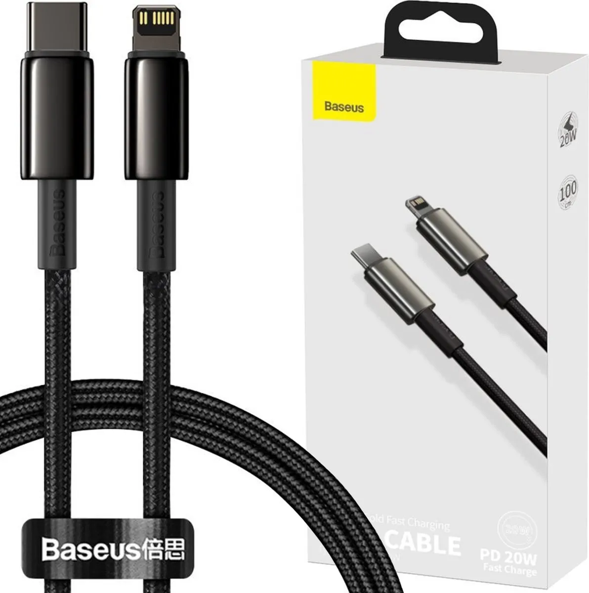 Baseus CATLWJ-01 USB-C Lightning Kabel