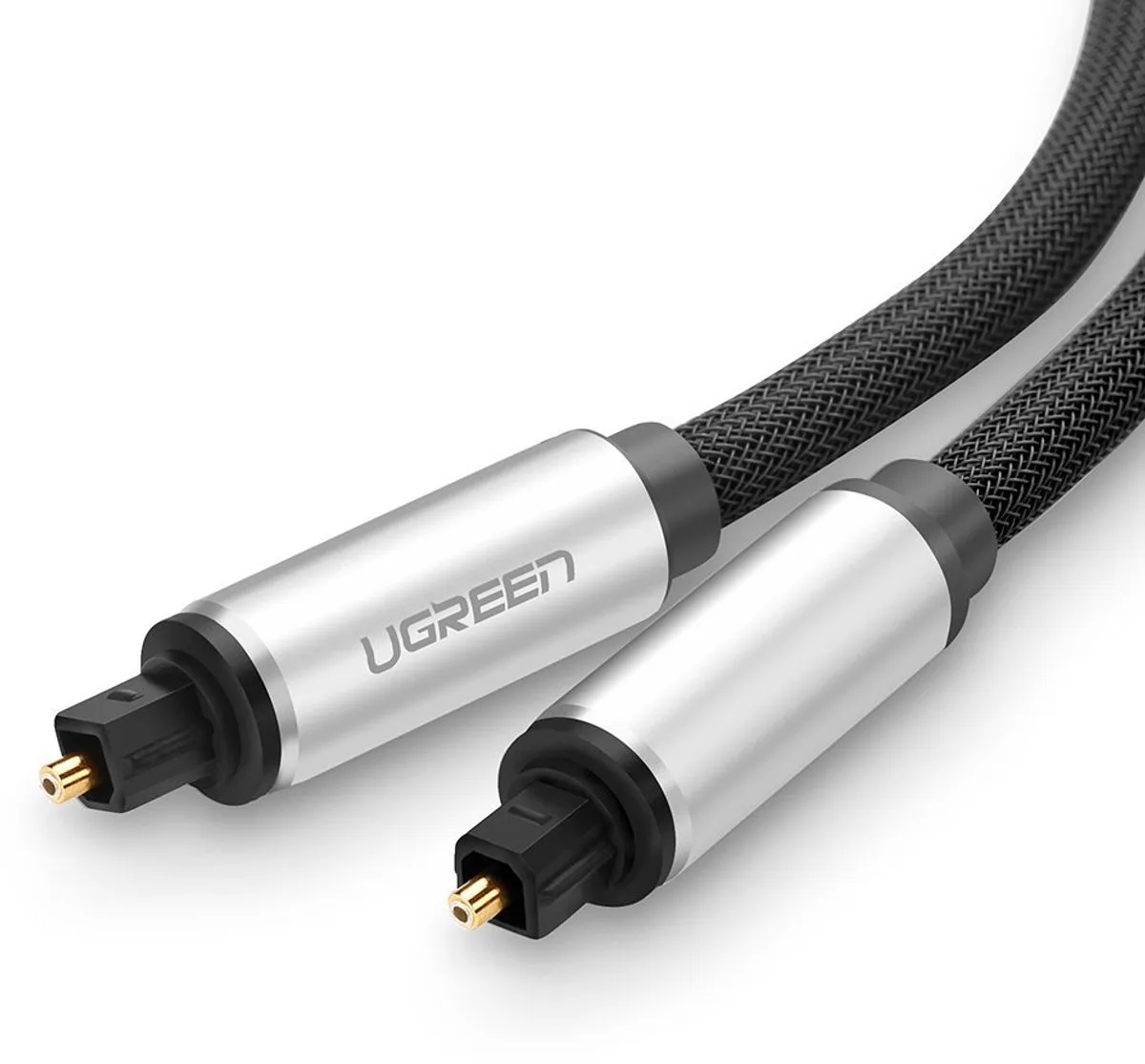Ugreen Toslink Optical Audio Kabel - Aluminium - Grijs
