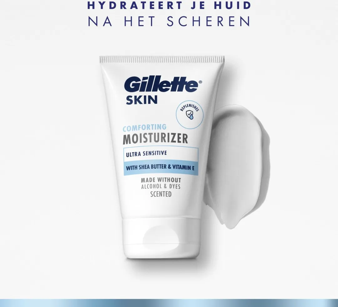 Gillette Skin Hydraterende Crème 100ml - Ultra Gevoelige Huid