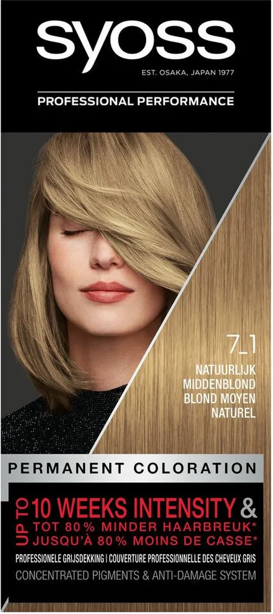 SYOSS Haarverf 7_1 Natuurlijk Middenblond 115ml
