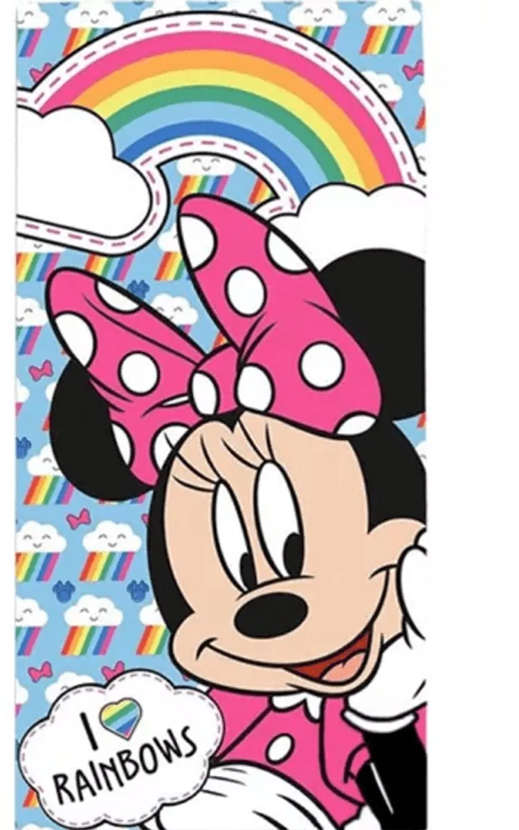 Disney Minnie Mouse Strandlaken 70x140cm - Multi - afbeelding 2 van 2