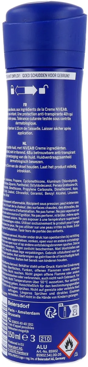 NIVEA Protect & Care Deo Spray 150ml - afbeelding 6 van 6