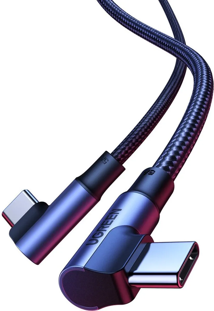 Ugreen US335-70698 USB-C Kabel 100W 5A 2m - Zwart