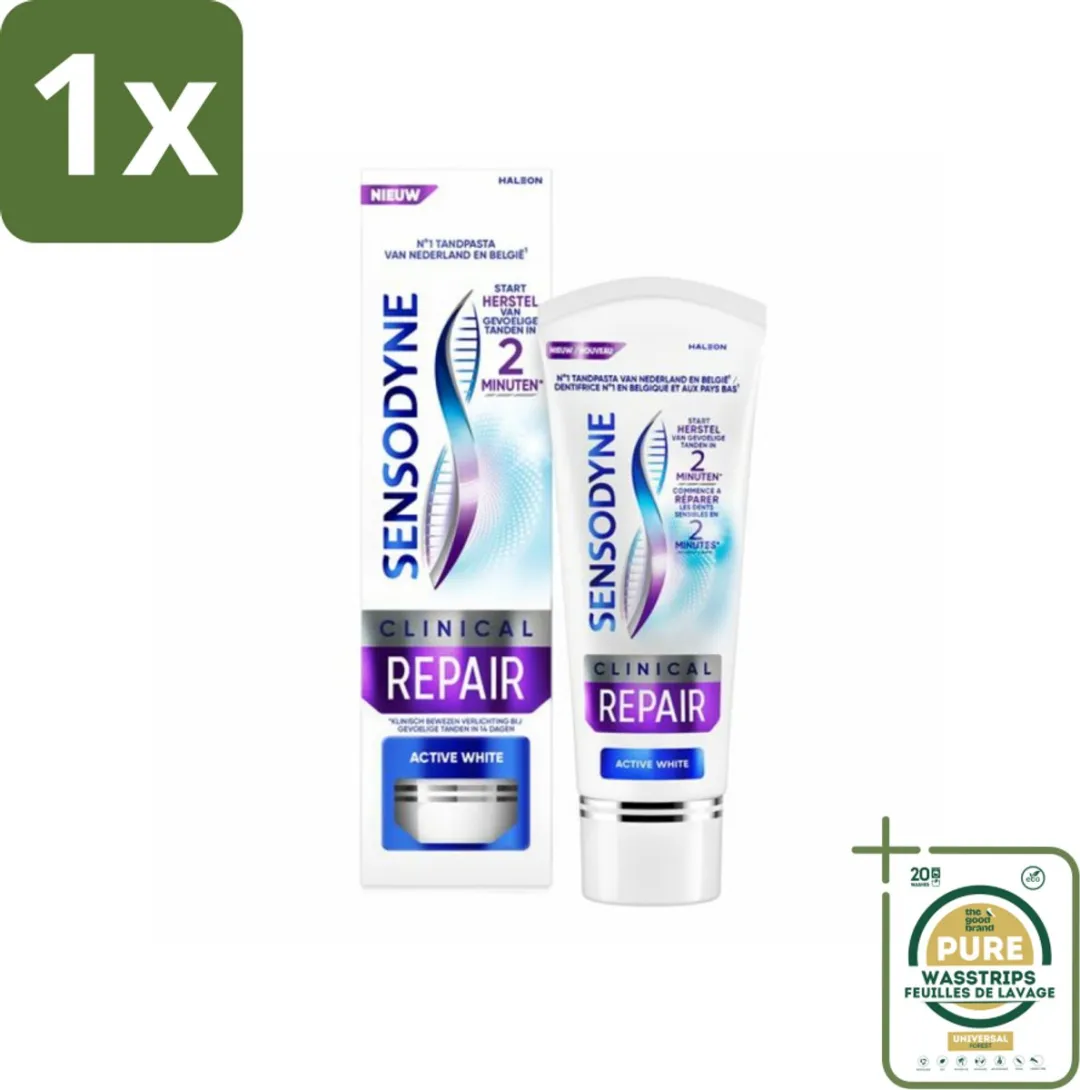 Sensodyne Clinical Repair Active White Tandpasta 75ml