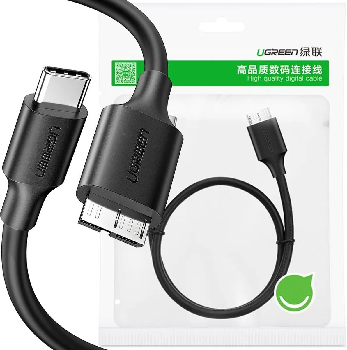 Ugreen US312 USB-C naar micro-USB Kabel 1m