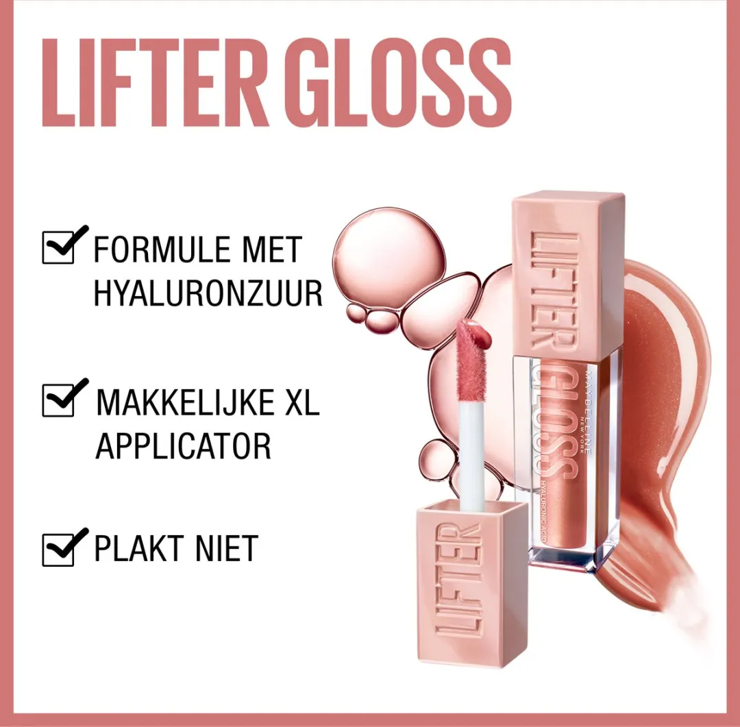 Maybelline Lifter Gloss Lipgloss 5 Petal Roze - 5,4ml