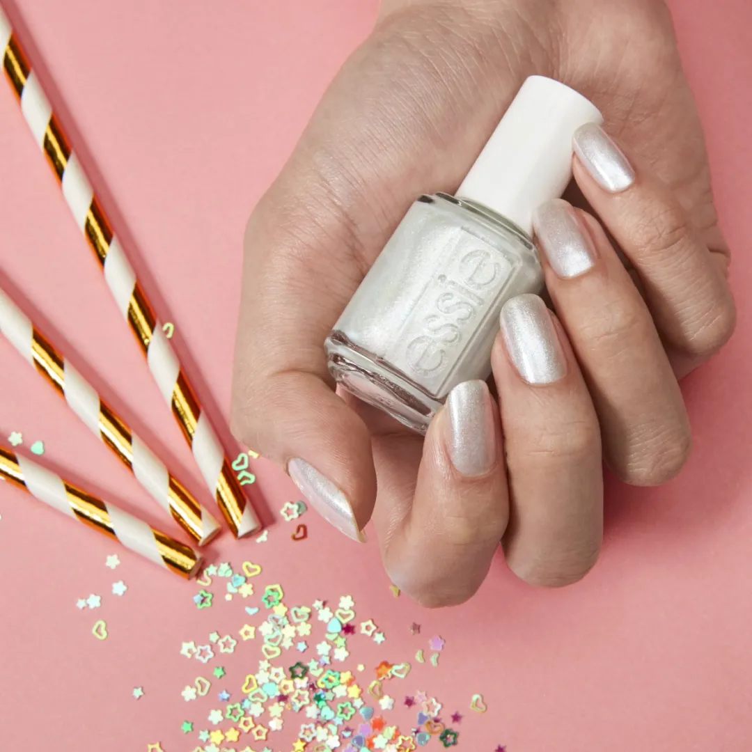 essie 632 Sip Sip Hooray Nagellak - 13,5 ml - Groen Glitter