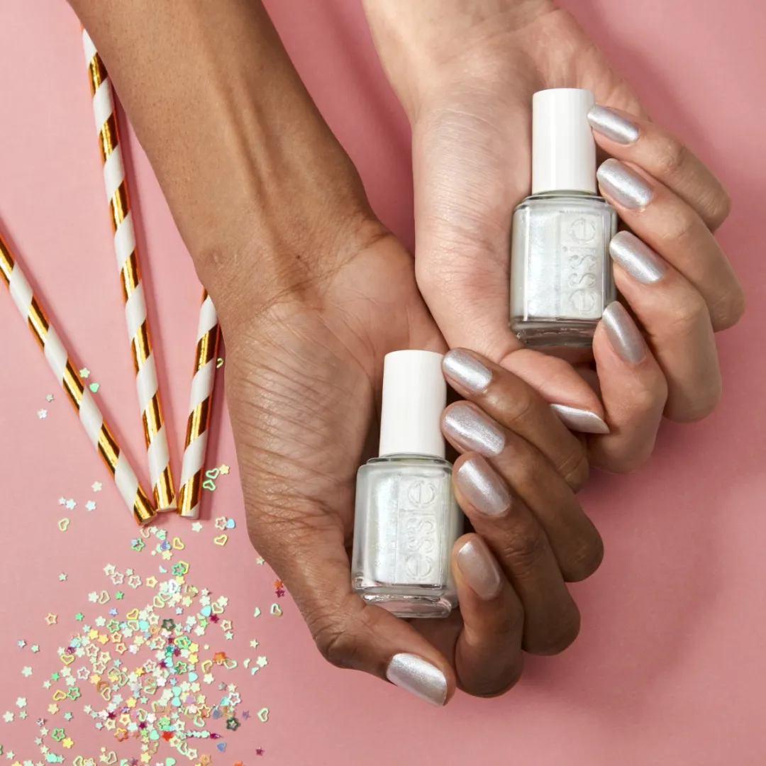 essie 632 Sip Sip Hooray Nagellak - 13,5 ml - Groen Glitter