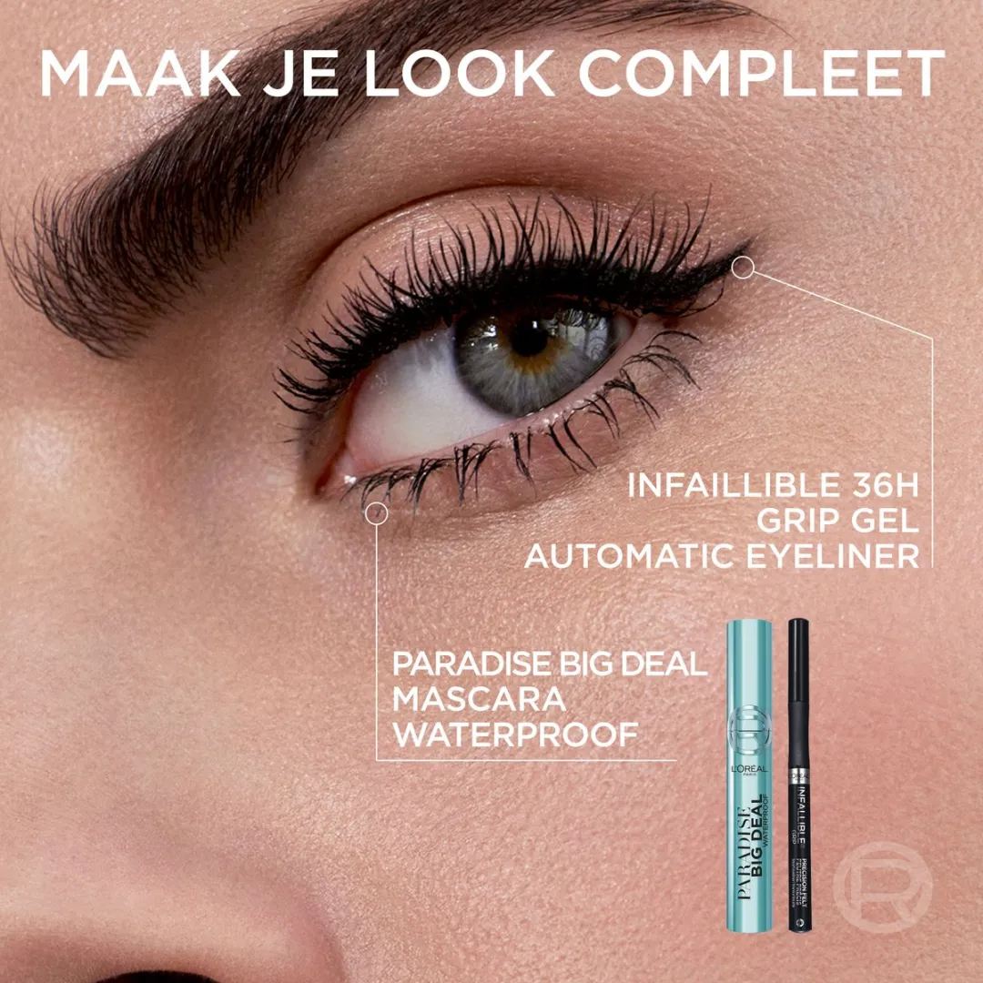 L'Oréal Paris Lash Paradise Big Deal Mascara Waterproof - Zwart