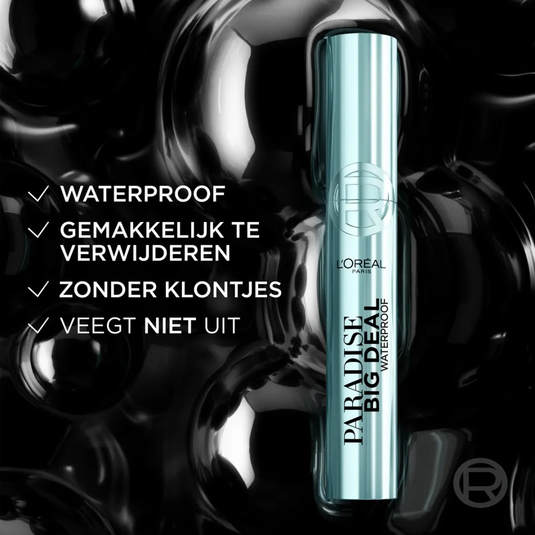 L'Oréal Paris Lash Paradise Big Deal Mascara Waterproof - Zwart