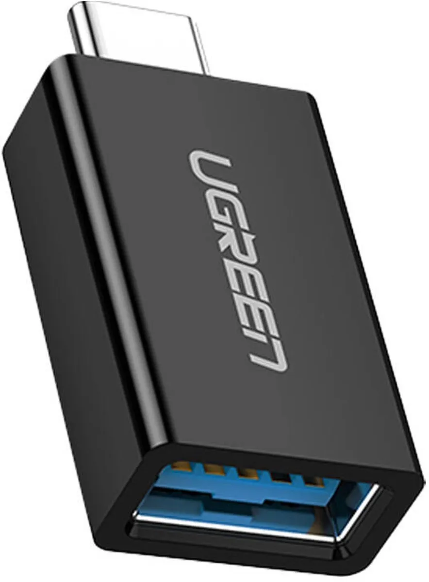 Ugreen US173 USB-A 3.0 naar USB-C Adapter - Zwart - afbeelding 6 van 6