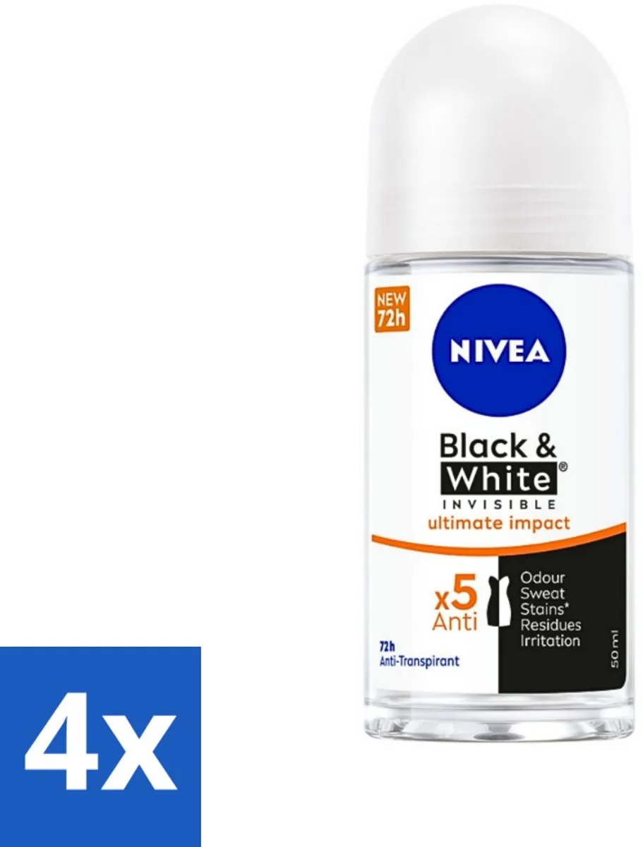 NIVEA Deodorant Roller Zwart & Wit Ultieme Impact 200ml