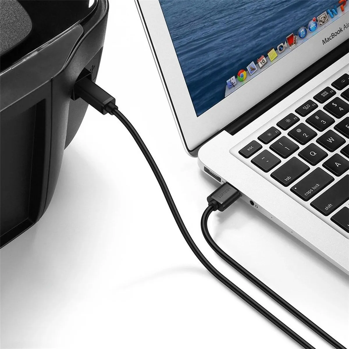 Ugreen USB Type B Printerkabel 3m - Zwart