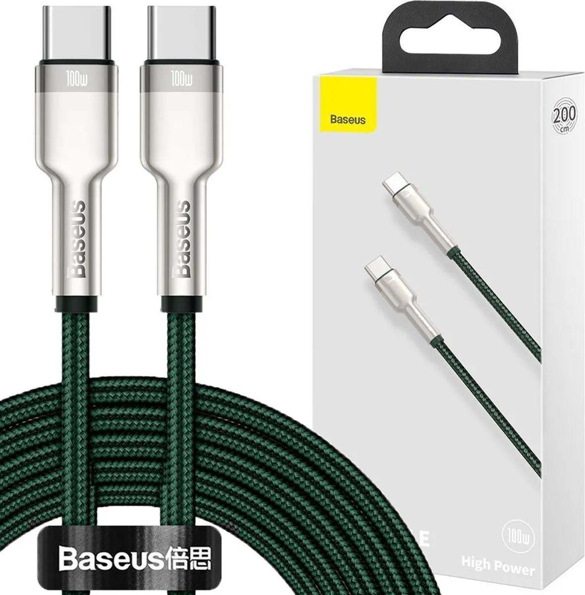 Baseus Cafule USB-C Datakabel 100W 2m