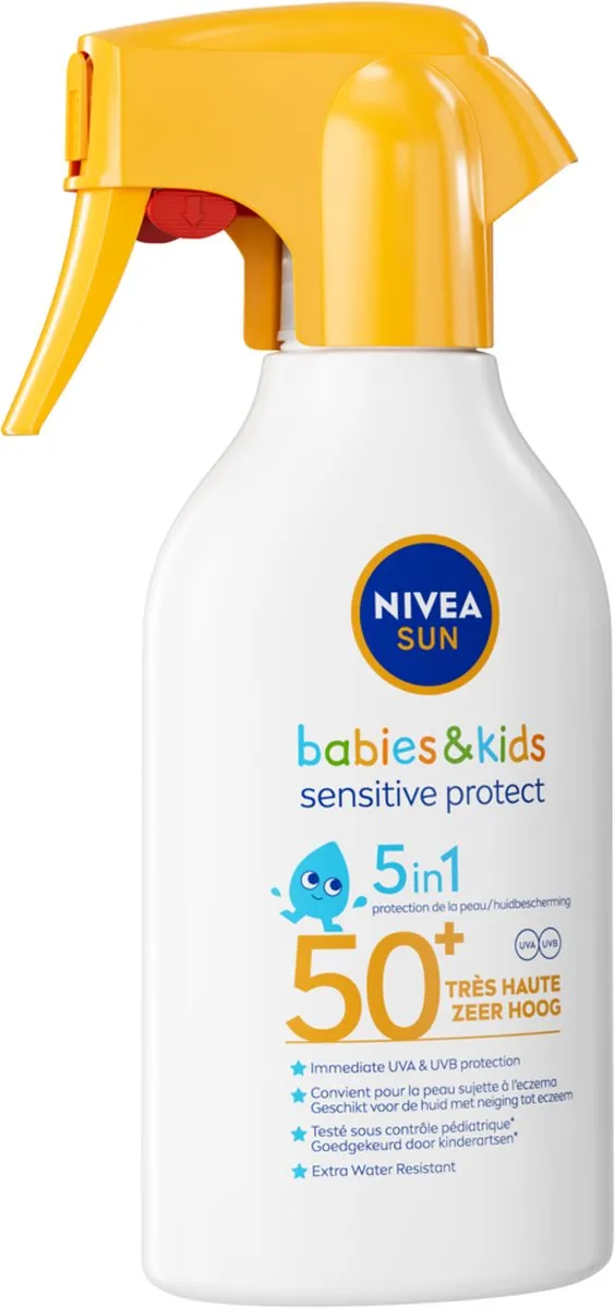 NIVEA SUN Babies & Kids Sensitive Protect Zonnebrandspray SPF 50+ 270ml
