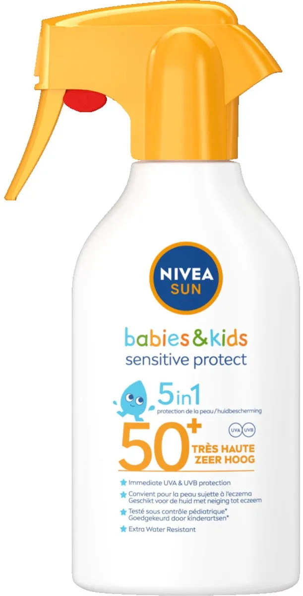 NIVEA SUN Babies & Kids Sensitive Protect Zonnebrandspray SPF 50+ 270ml