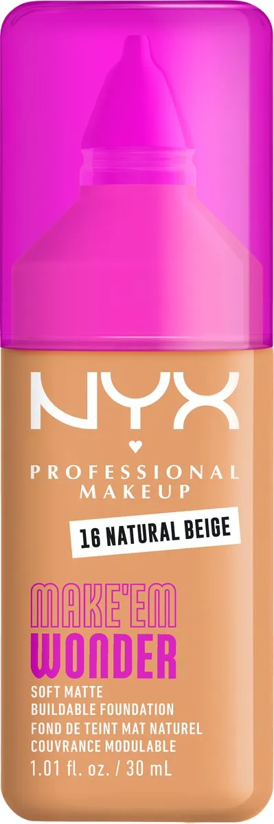 NYX Make 'EM Wonder Foundation 16 Natural Beige