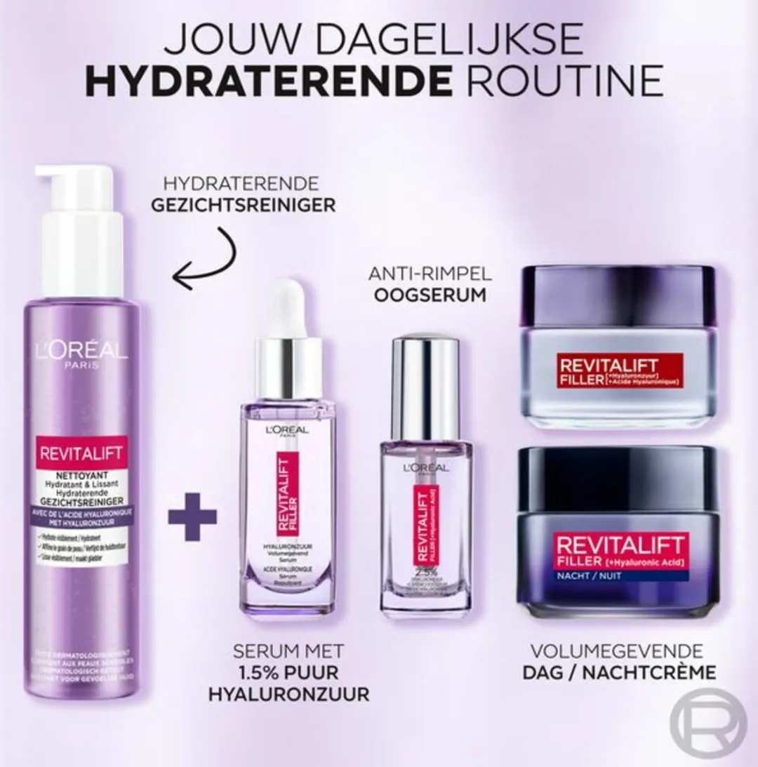 L'Oréal Paris Revitalift Filler Reinigingsgel 150ml