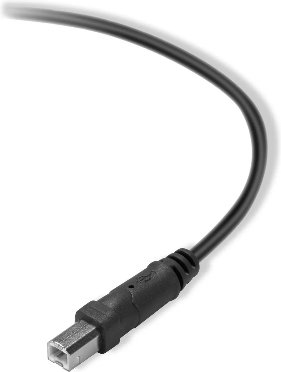 Belkin F3U154BT3M USB-kabel A-B 3m - Zwart