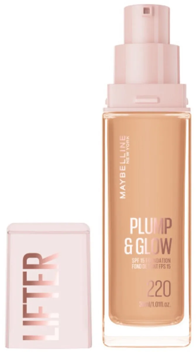 Maybelline Lifter Plump & Glow Foundation 220 - 30ml