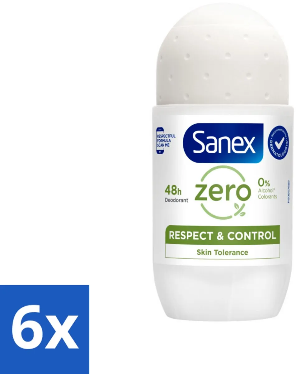 Sanex Deodorant Roller Zero% 50ml
