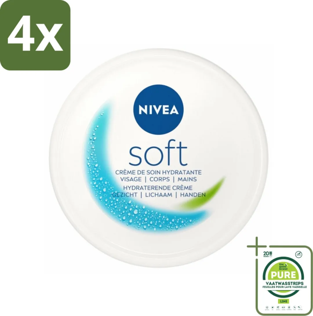 NIVEA Soft Hydraterende Crème 800ml
