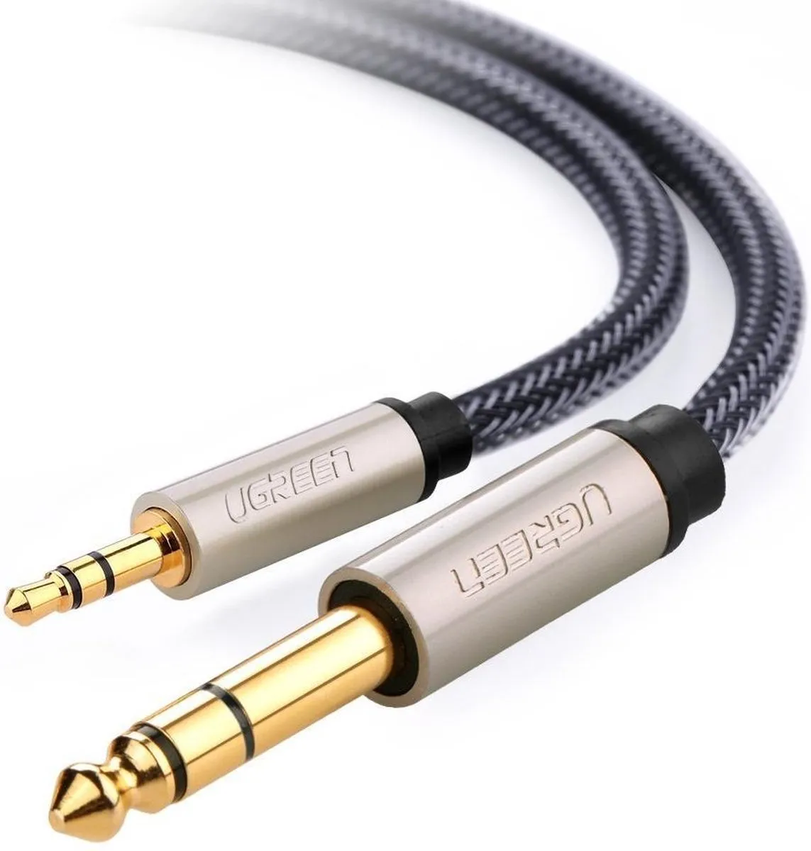 UGREEN TRS Audiokabel 3,5mm naar 6,35mm 1m