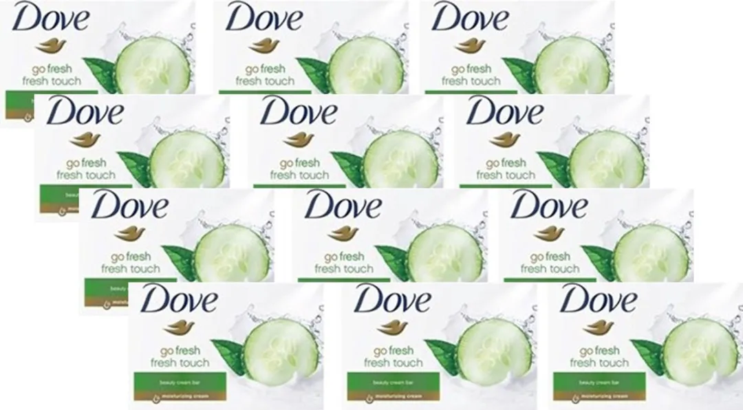 Dove Go Fresh Touch Komkommer Zeep - 12x90ml
