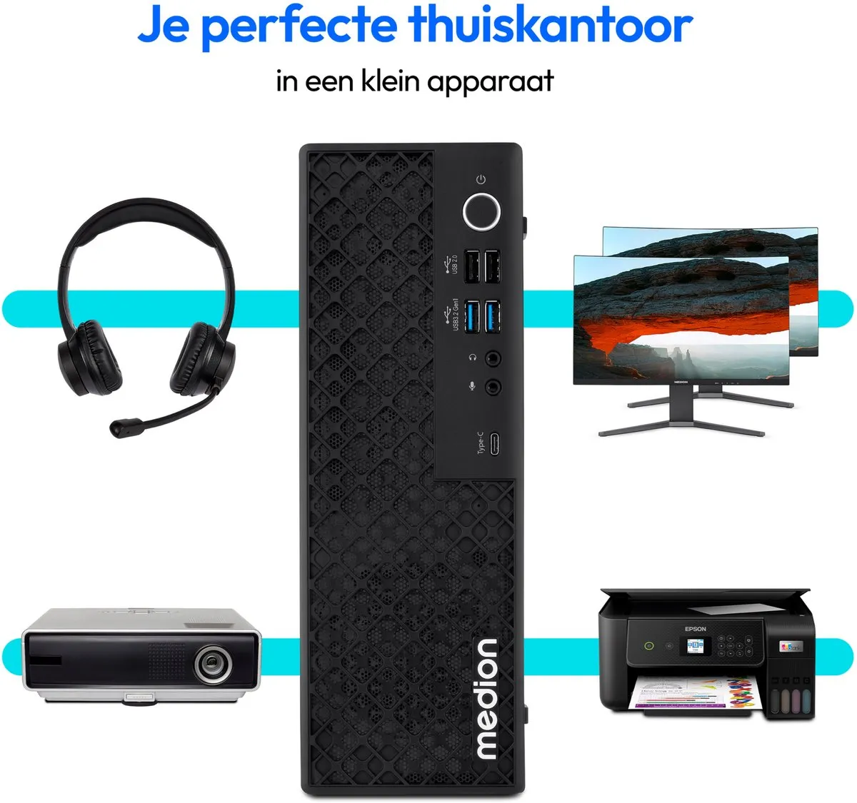 Medion Picoworx T80 III Mini PC - Core Ultra 5 226V 16GB 512GB