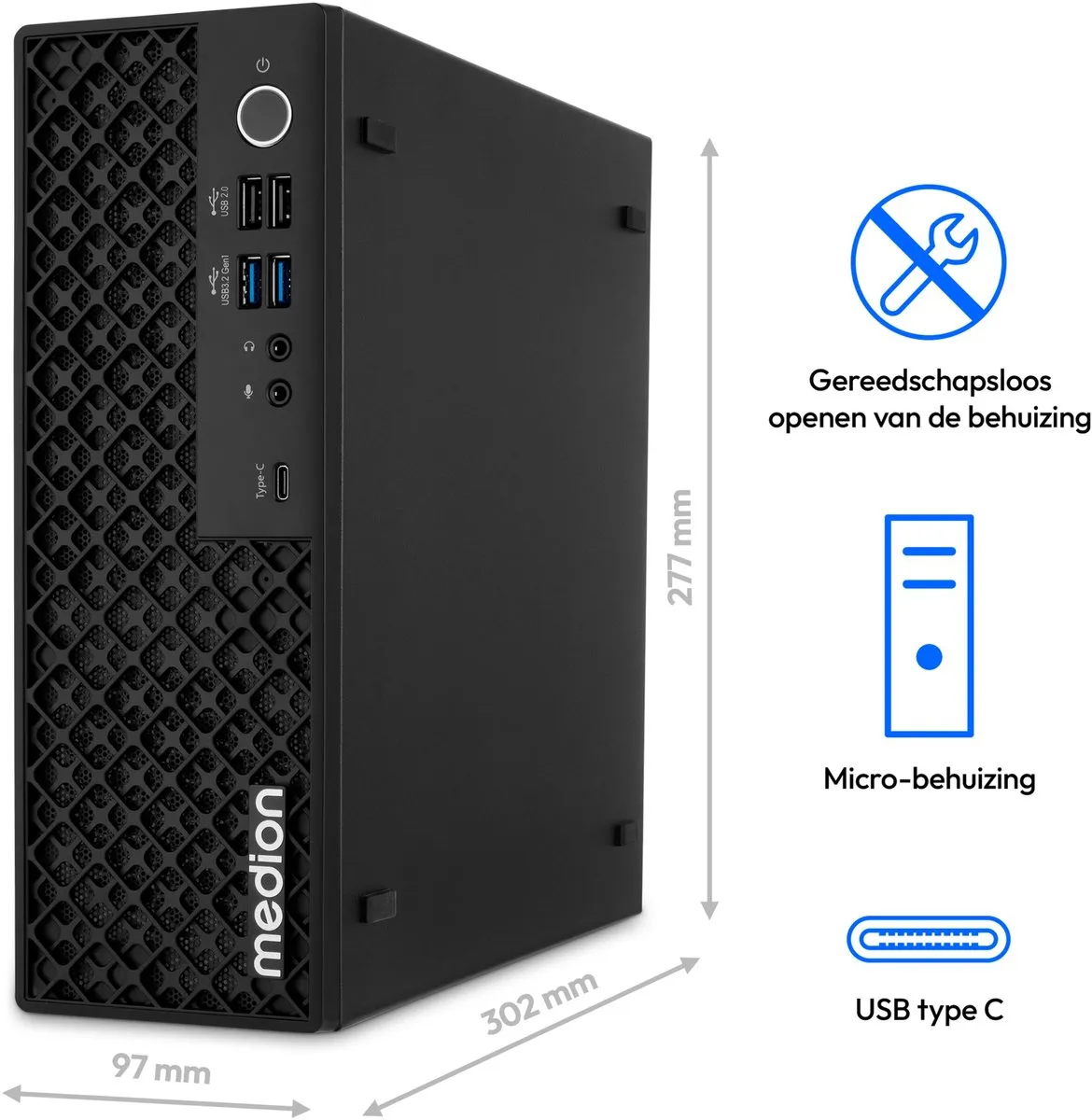 Medion Picoworx T80 III Mini PC - Core Ultra 5 226V 16GB 512GB