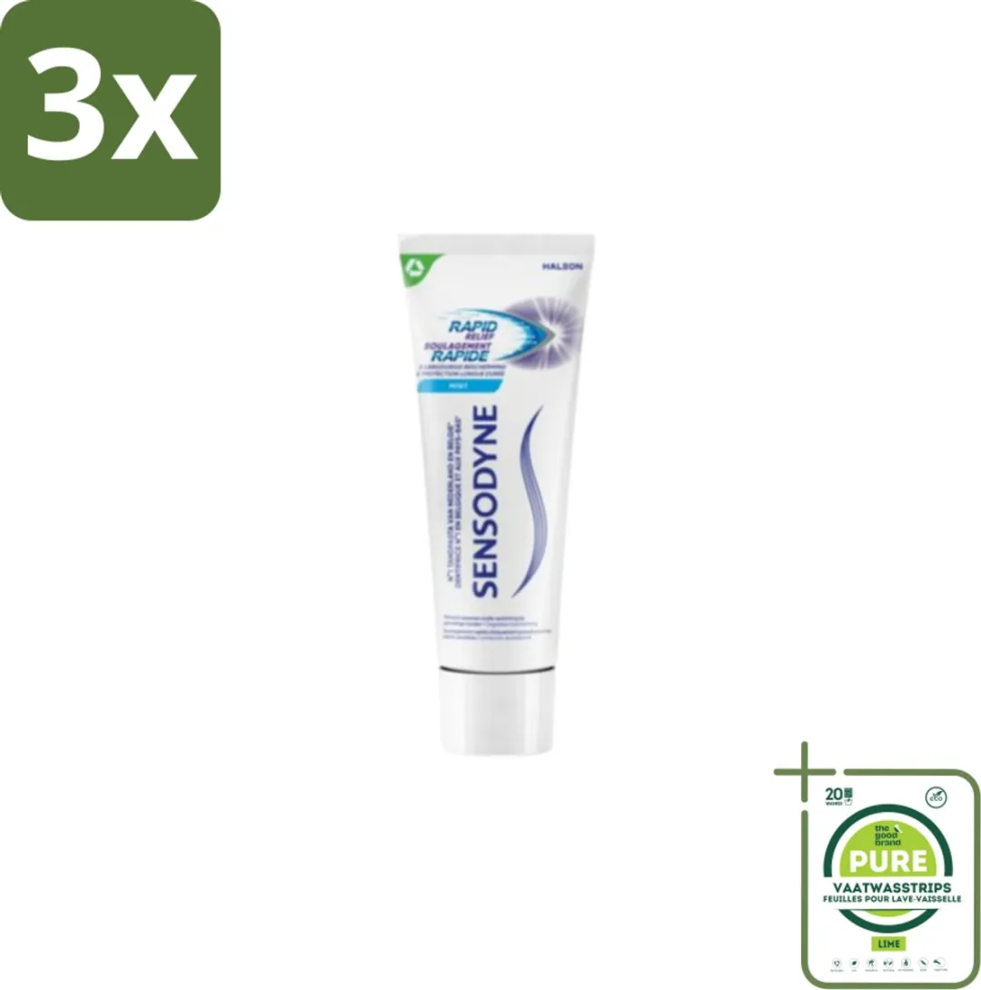Sensodyne Rapid Relief Tandpasta 225ml