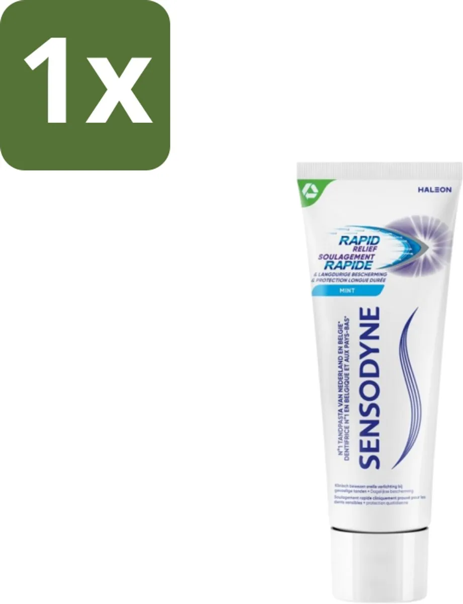 Sensodyne Rapid Relief Whitening Tandpasta 75ml