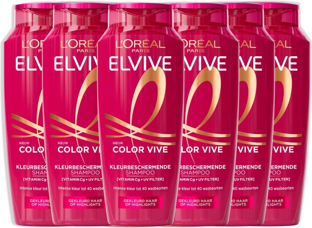 L'Oréal Paris Elvive Color Vive Shampoo 6x250ml