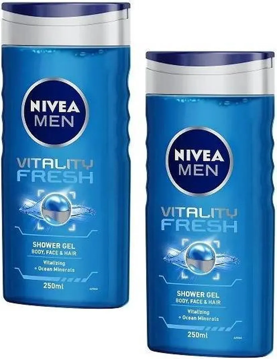 NIVEA MEN Douchegel Verkwikkend Gevoel 2x250ml