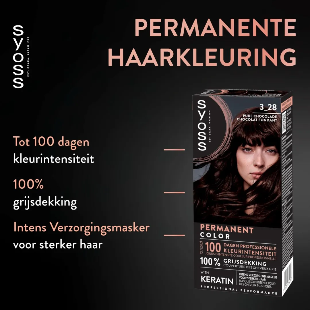 Syoss Haarverf 3-28 Pure Chocolade 115ml