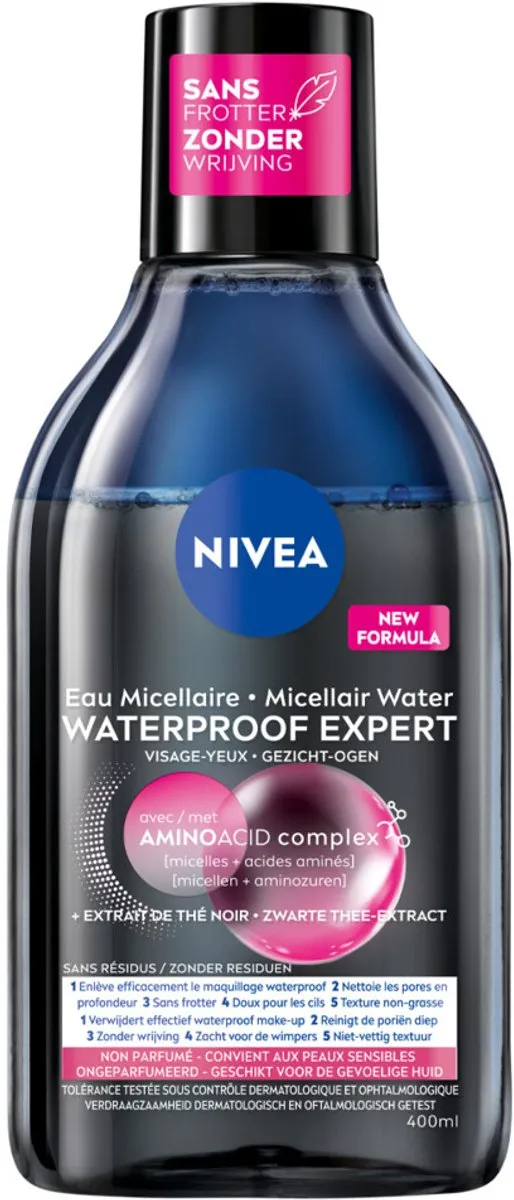 NIVEA Micellair Reinigingswater Waterproof Expert 400ml - 7 Stuks