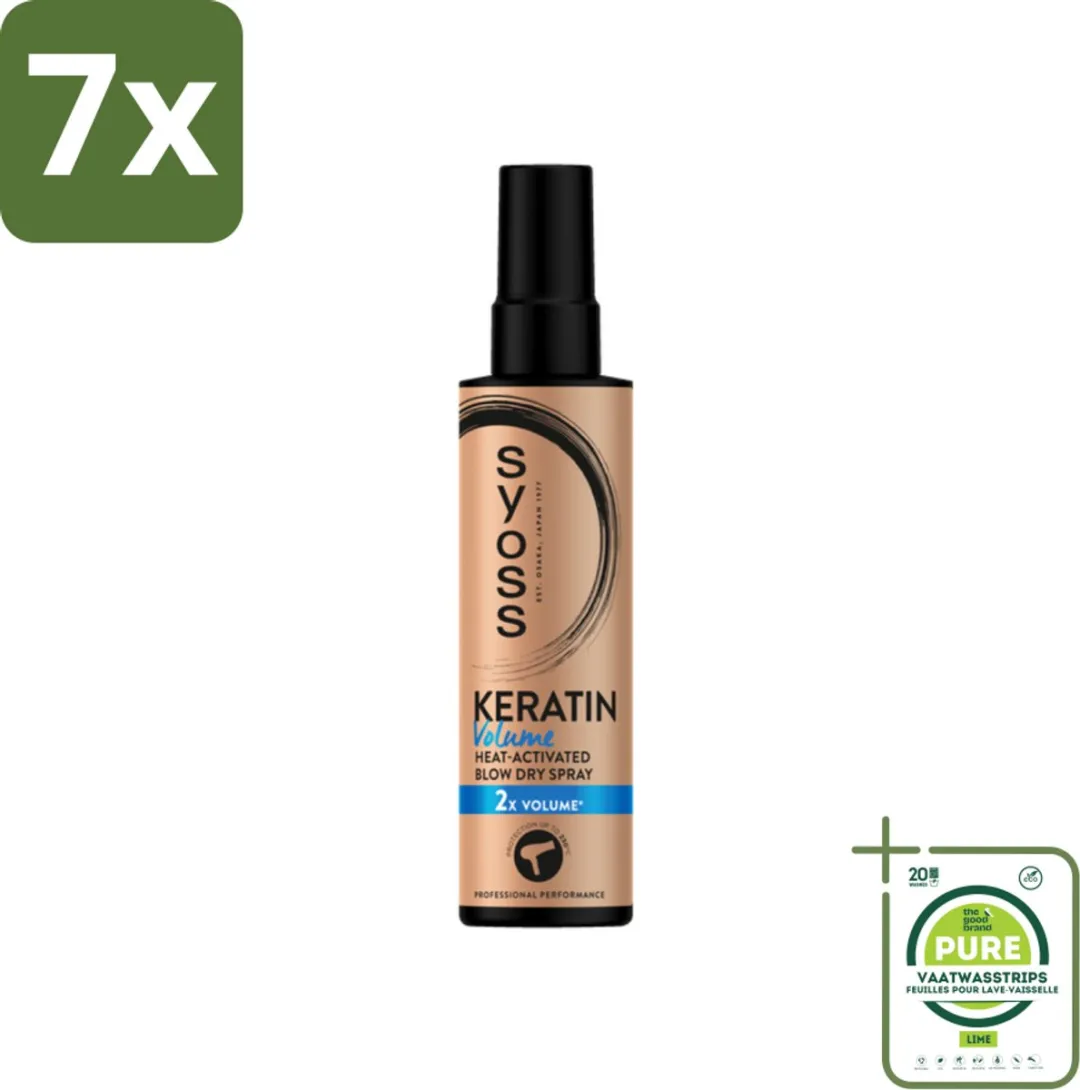 Syoss Keratin & Volume Heatprotection Spray 1400ml (7x200ml)