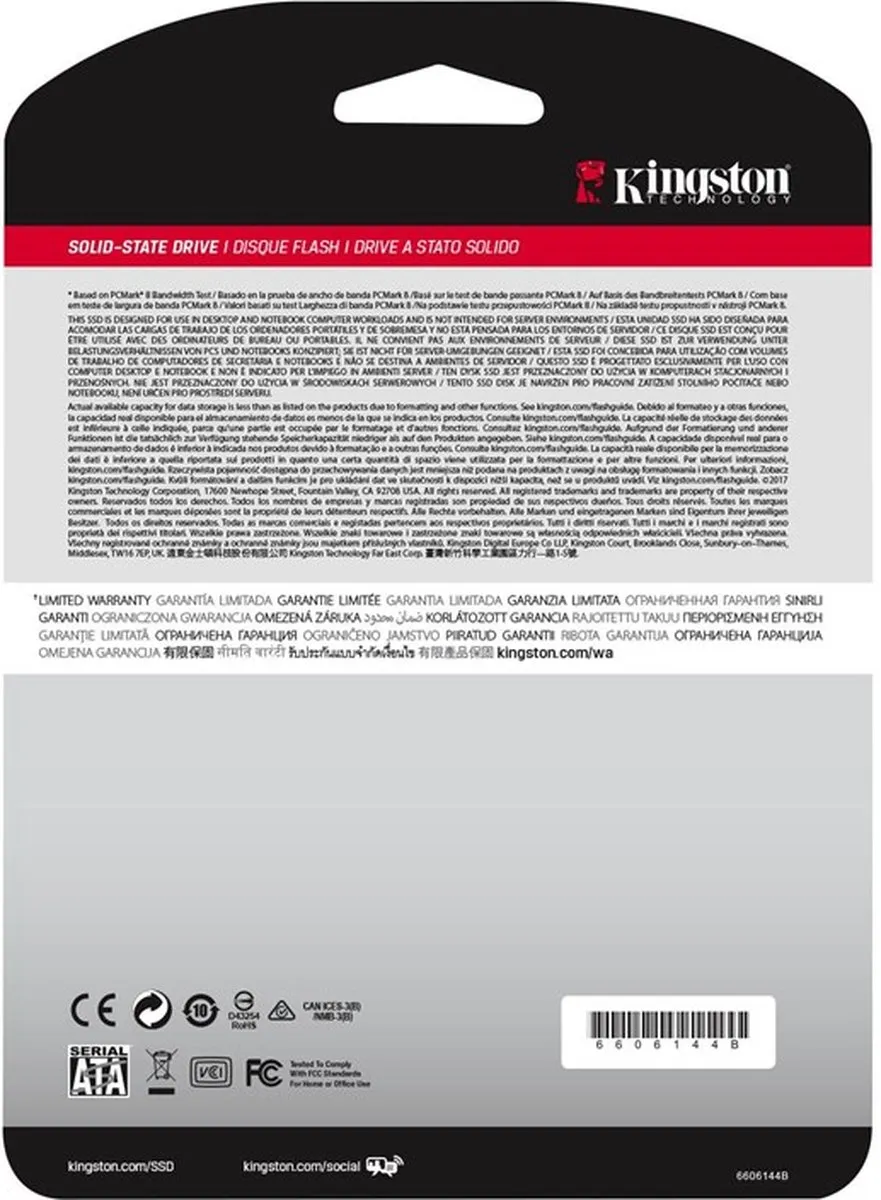 Kingston A400 SA400S37/960G SSD 960GB - afbeelding 6 van 6