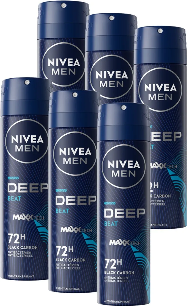 NIVEA MEN Deep Black Carbon Beat Deo Spray 72u