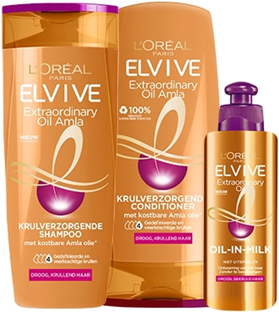 L'Oréal Paris Elvive Extraordinary Oil Krulverzorging Oil-In-Milk 200ml