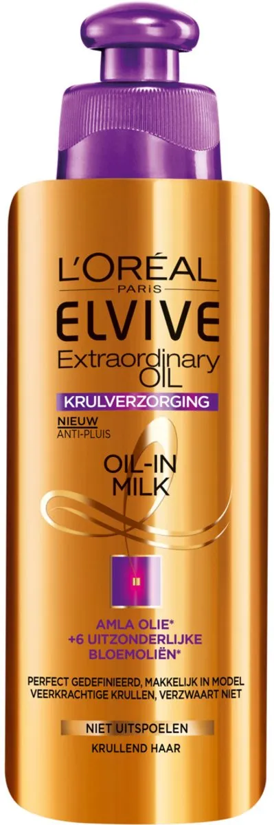 L'Oréal Paris Elvive Extraordinary Oil Krulverzorging Oil-In-Milk 200ml