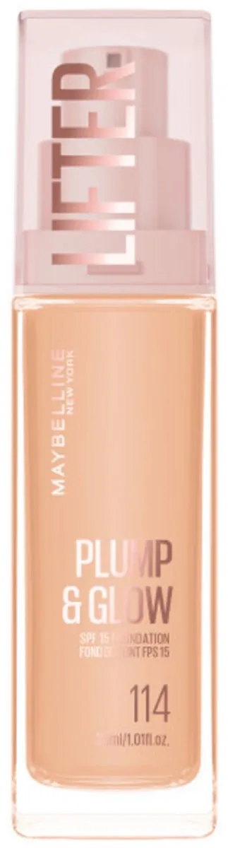 Maybelline Lifter Plump & Glow Foundation 114 - 30ml