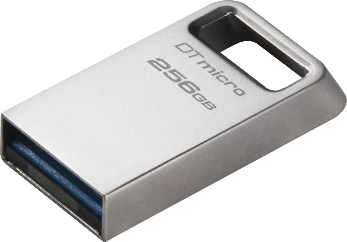 Kingston DataTraveler Micro DTMC3G2/256GB USB-stick 256GB - Zilver - afbeelding 6 van 6